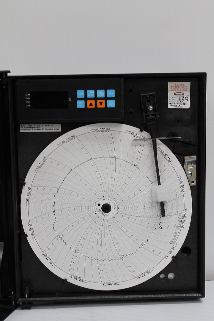 Calibrated Honeywell Truline DR45AT 1100-00-000-0-000000-0 Chart